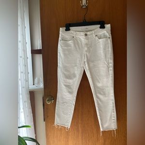 Loft White Modern Skinny Jeans